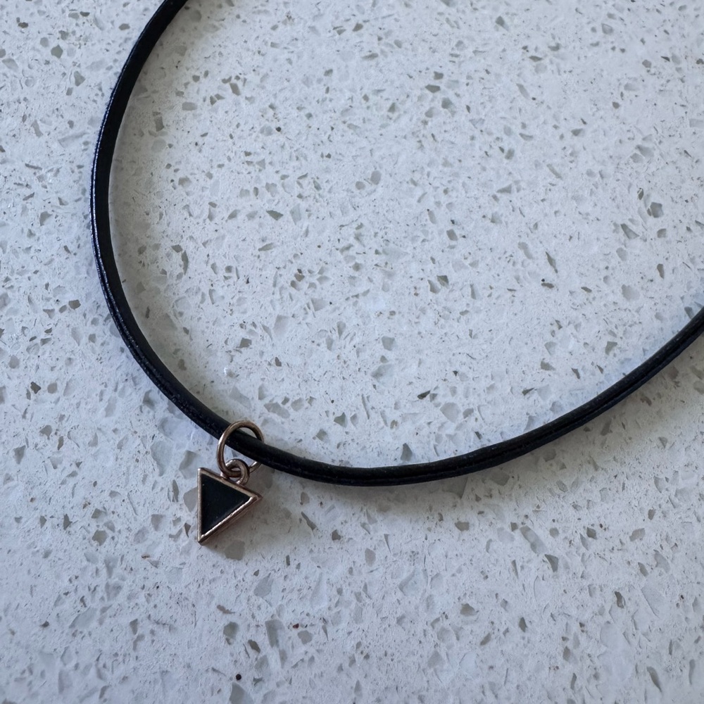 Four Black Chokers (Various Styles)